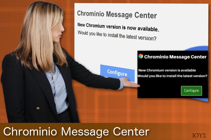 Chrominio Message Center adware