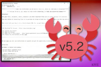 Ο ιός GandCrab 5.2 ransomware