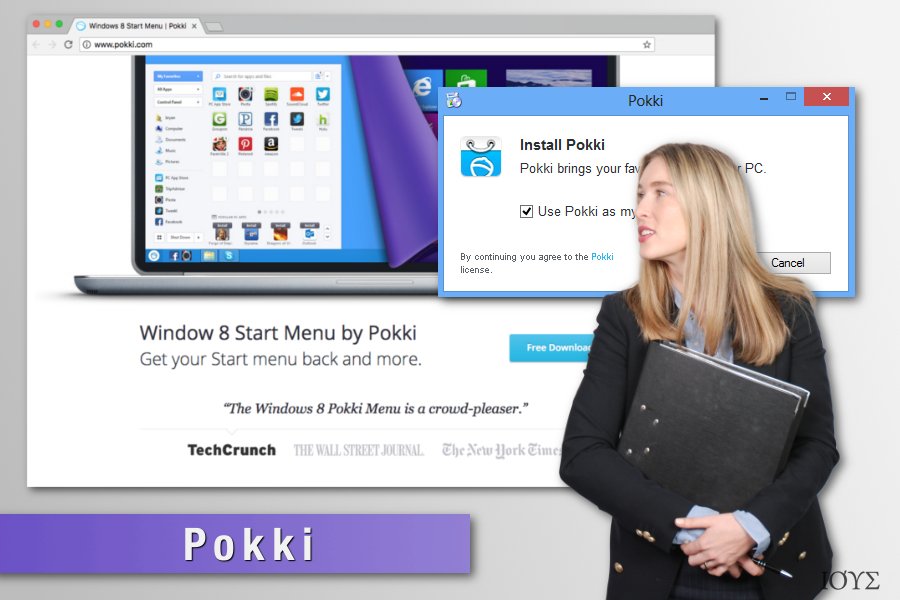 Απεικόνιση του ιού Pokki
